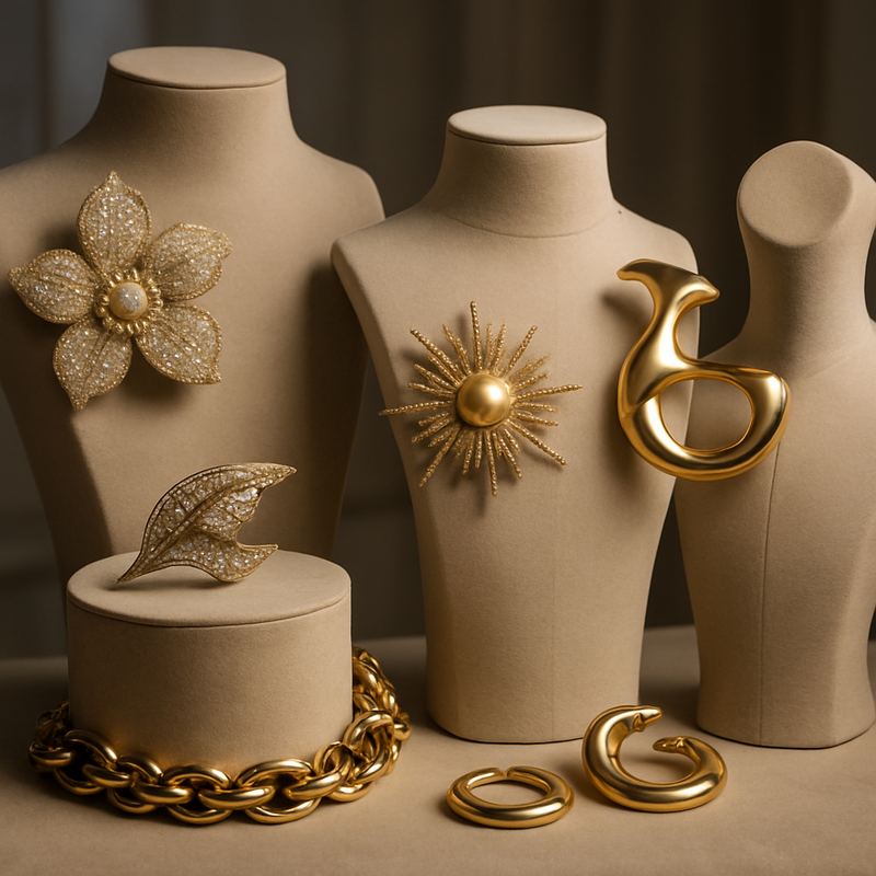 Luxe broches en statement sieraden uit haute couture collecties 2025