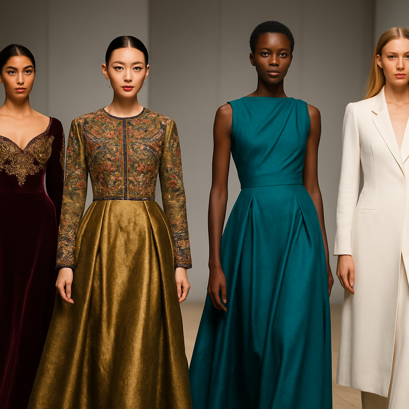 Modecollectie met internationale ambachtelijke details en strakke Scandinavische lijnen op de catwalk